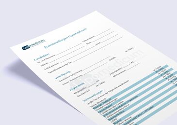 Titelansicht Lipödem-NeupatientInnen Amnesebogen PDF-Download