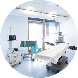 Einblick in einen der beiden OPs im Lipomedicum in Tübingen